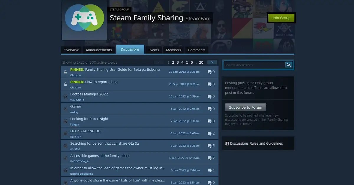 Steam Family Sharing Isn't Working, How Can I Solve It?