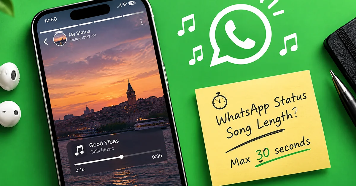 How Long Can A WhatsApp Status Song Be Right Now?