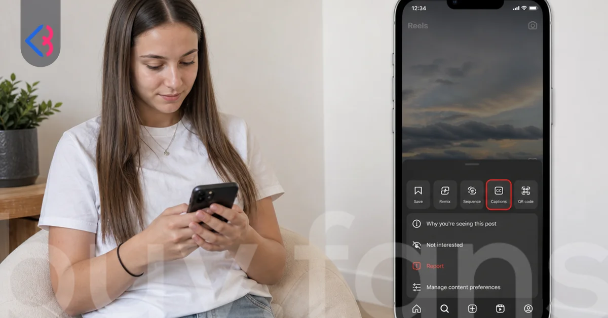 Who Controls Closed Captions On An Instagram Reel?