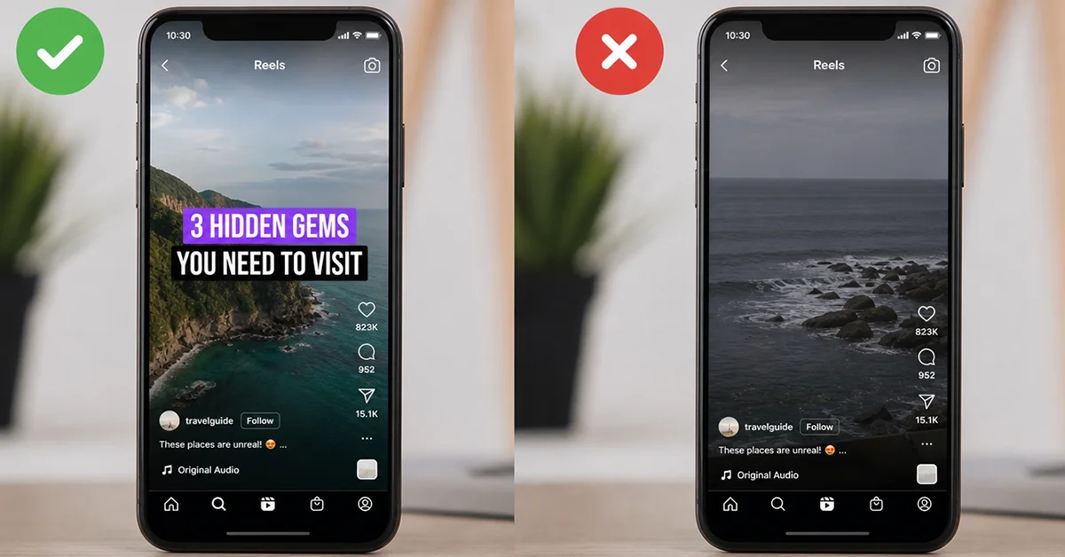 Should Your Instagram Reel Have Captions or On-Screen Text?